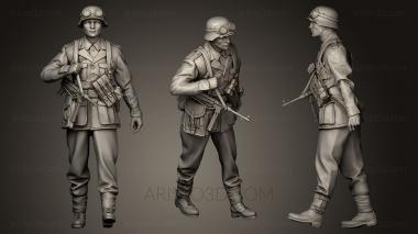 Military figurines (STKW_0195) 3D model for CNC machine